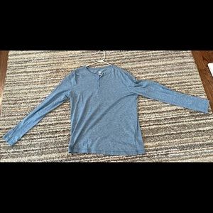 H&M blue long sleeve shirt